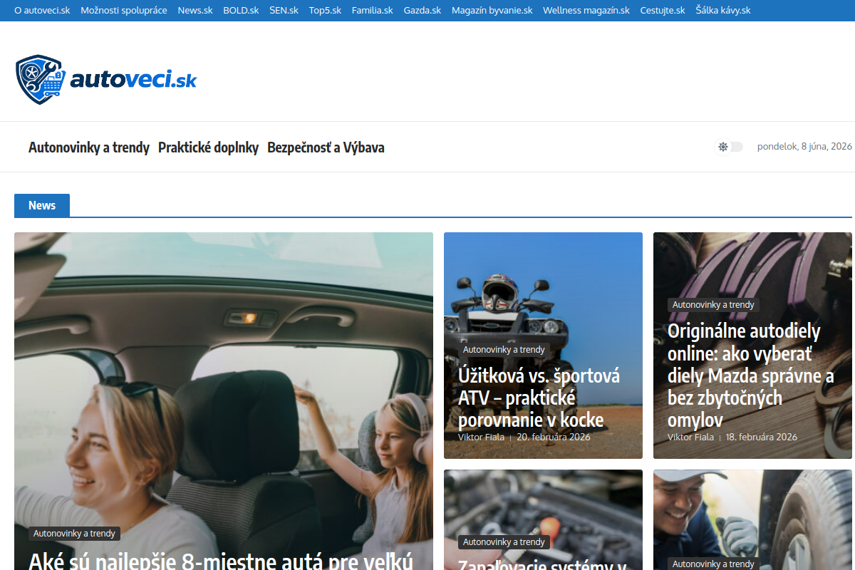 Náhľad e-shopu AUTOVECI.SK