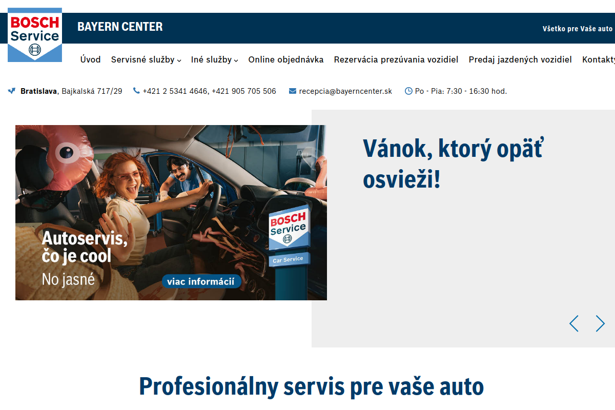 Náhľad e-shopu AUTOSERVIS