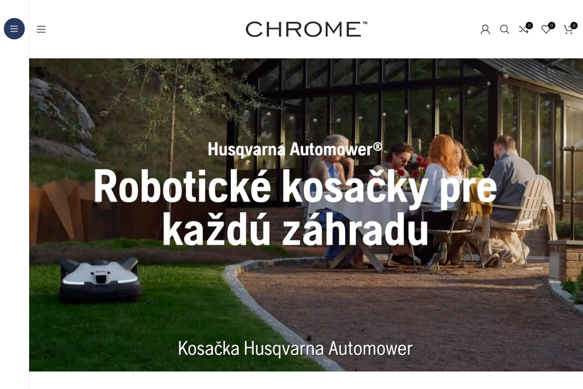 Náhľad e-shopu HUSQVARNA - ZáHRADNá A LESNá TECHNIKA