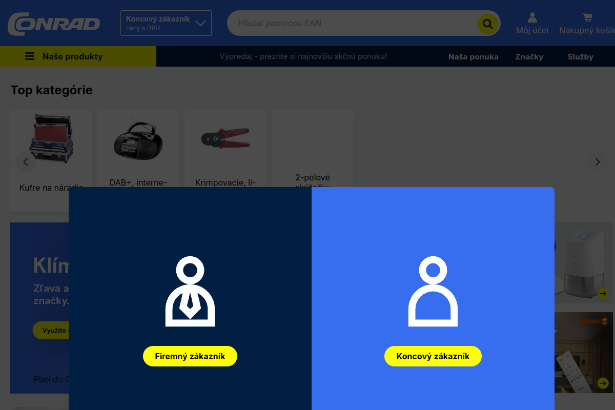 Náhľad e-shopu CONRAD ELECTRONIC S.R.O.