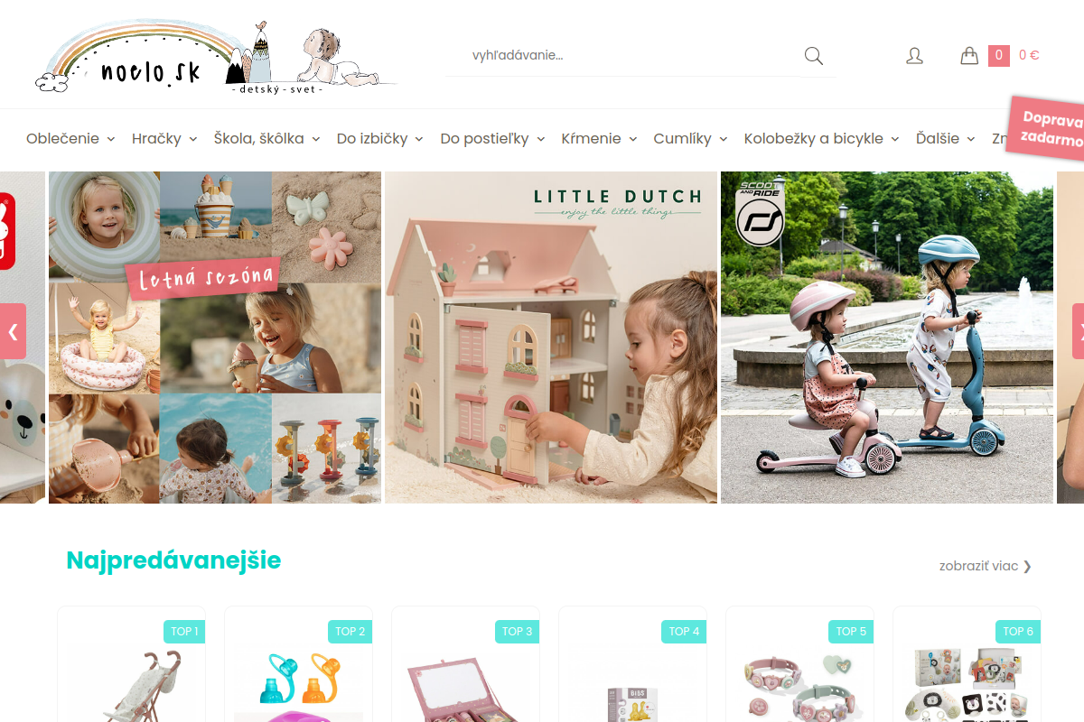 Náhľad e-shopu Detský svet