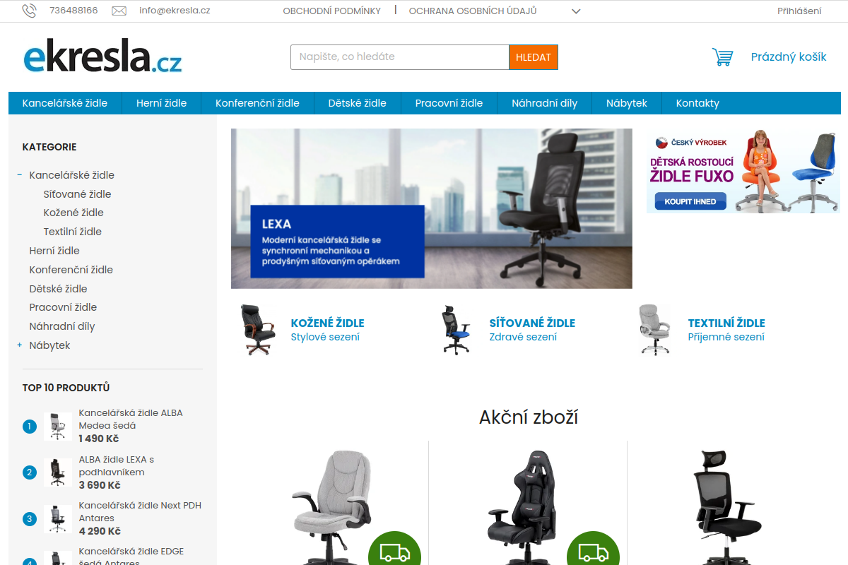 Náhľad e-shopu EKRESLA.CZ