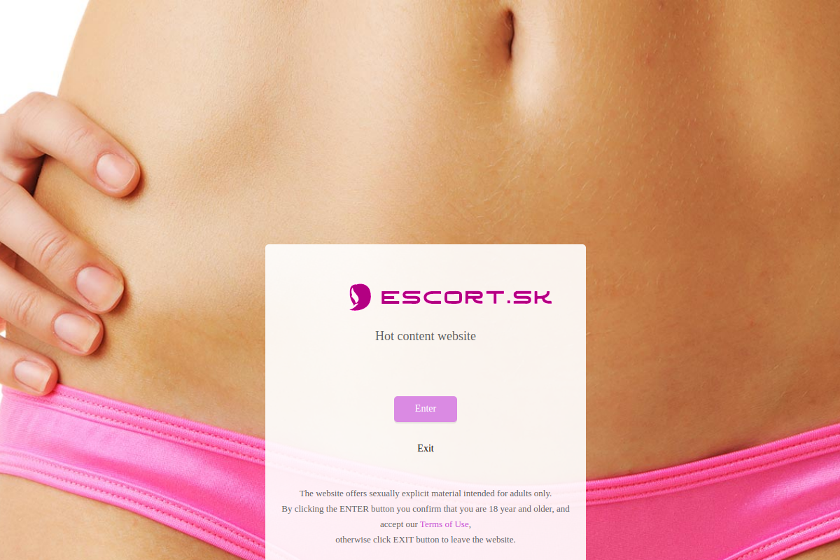 Náhľad e-shopu ESCORT,SEX,KLUBY, PRIVáTY, ESKORTY, SM