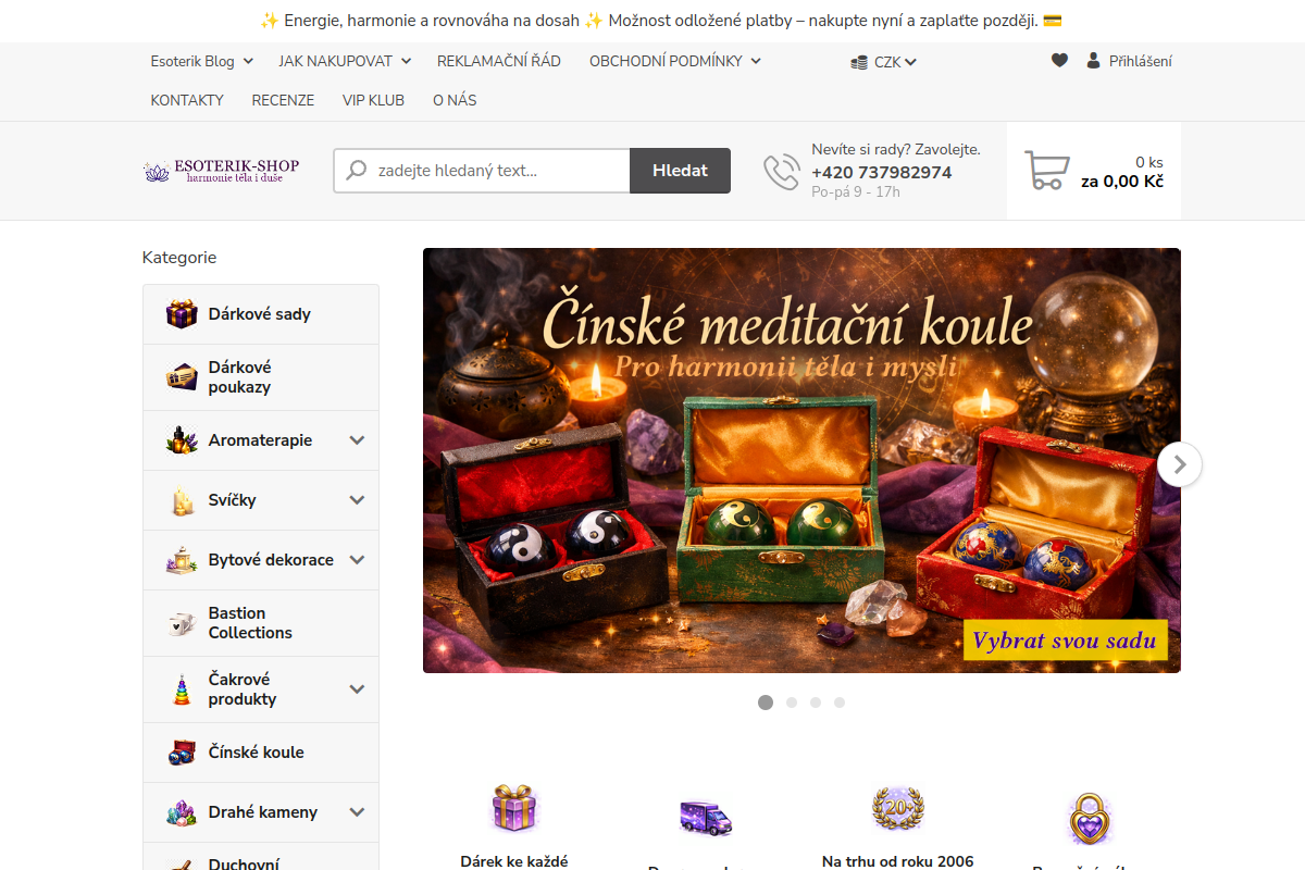 Náhľad e-shopu ESOTERIK-SHOP