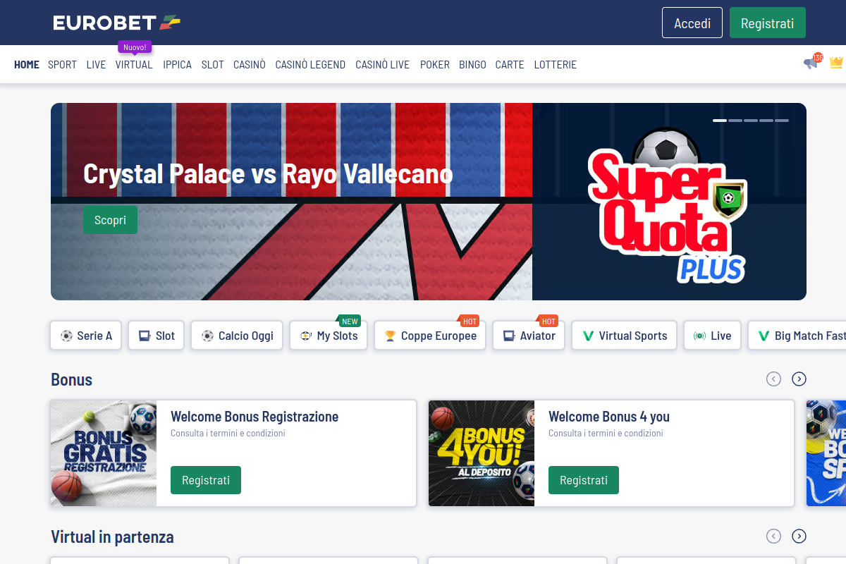 Náhľad e-shopu EUROBET.COM - STáVKOVá KANCELáRIA