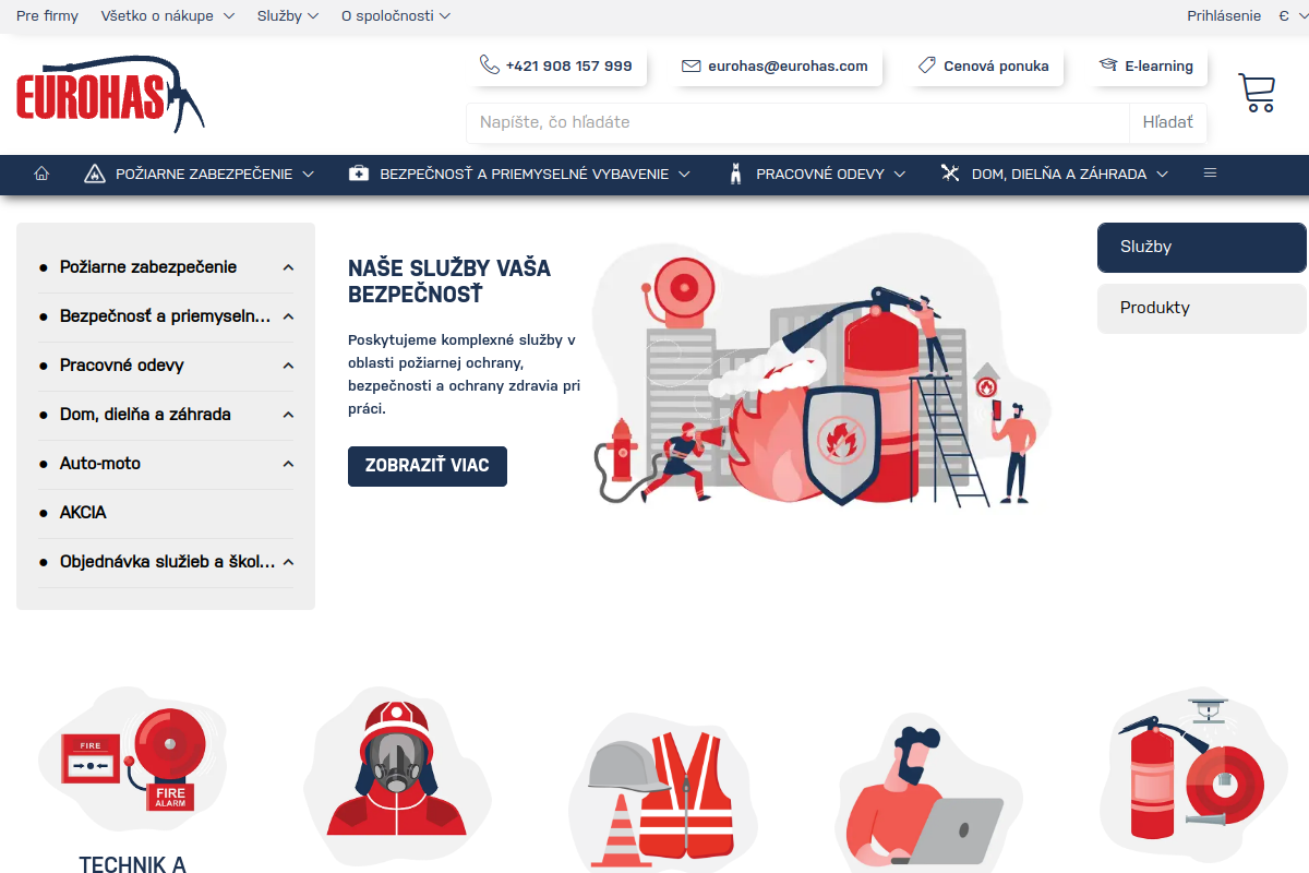 Náhľad e-shopu WWW.EUROHAS.COM