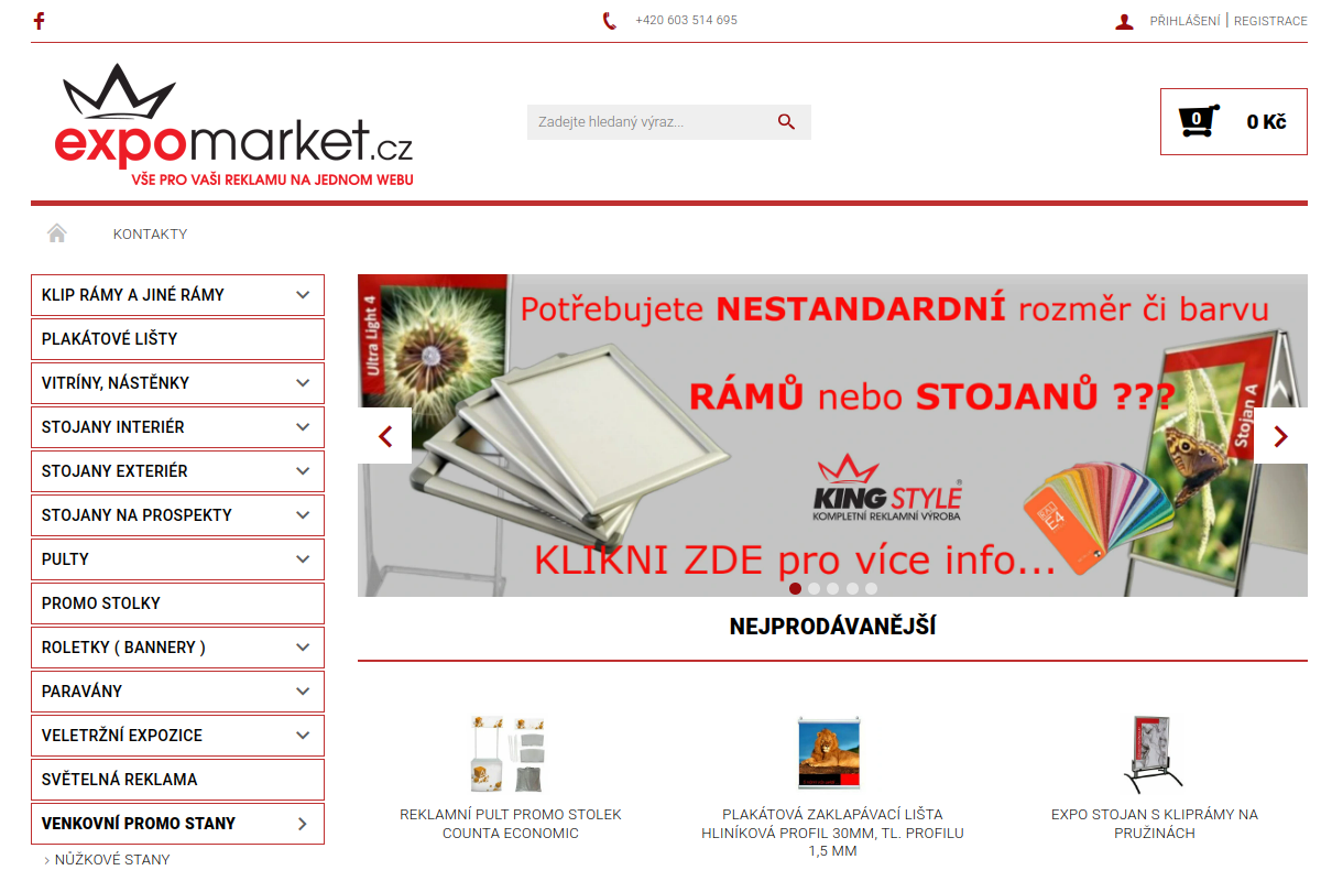 Náhľad e-shopu expomarket