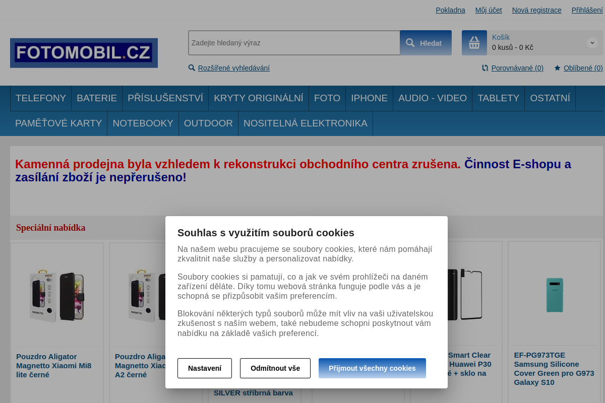 Náhľad e-shopu FOTOMOBIL.CZ