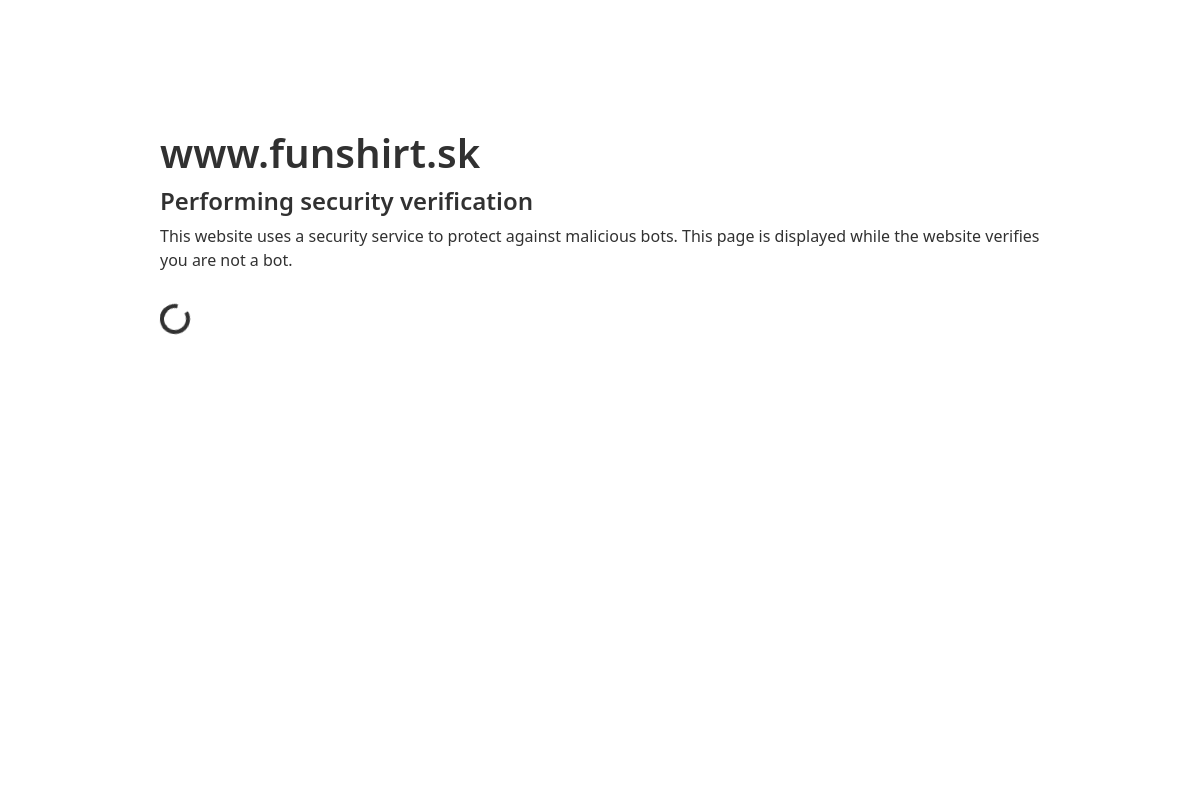 Náhľad e-shopu FUNSHIRT