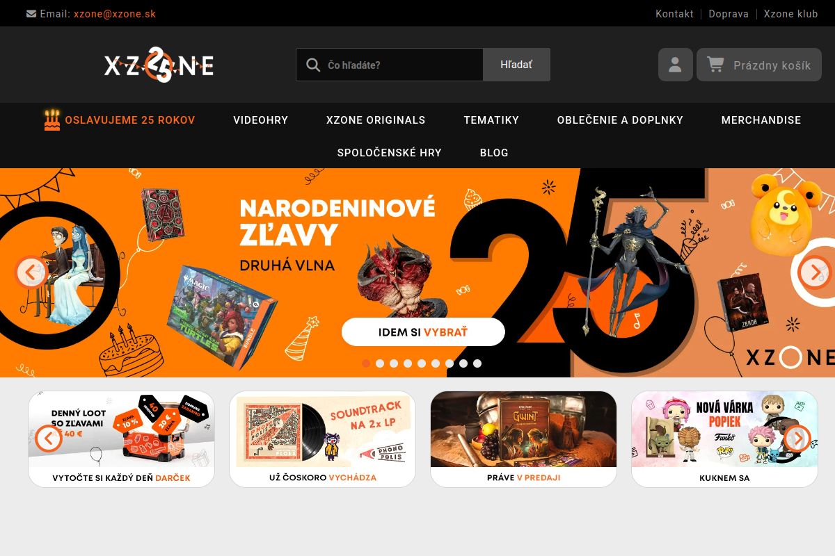Náhľad e-shopu GameExpres.sk - predaj hier