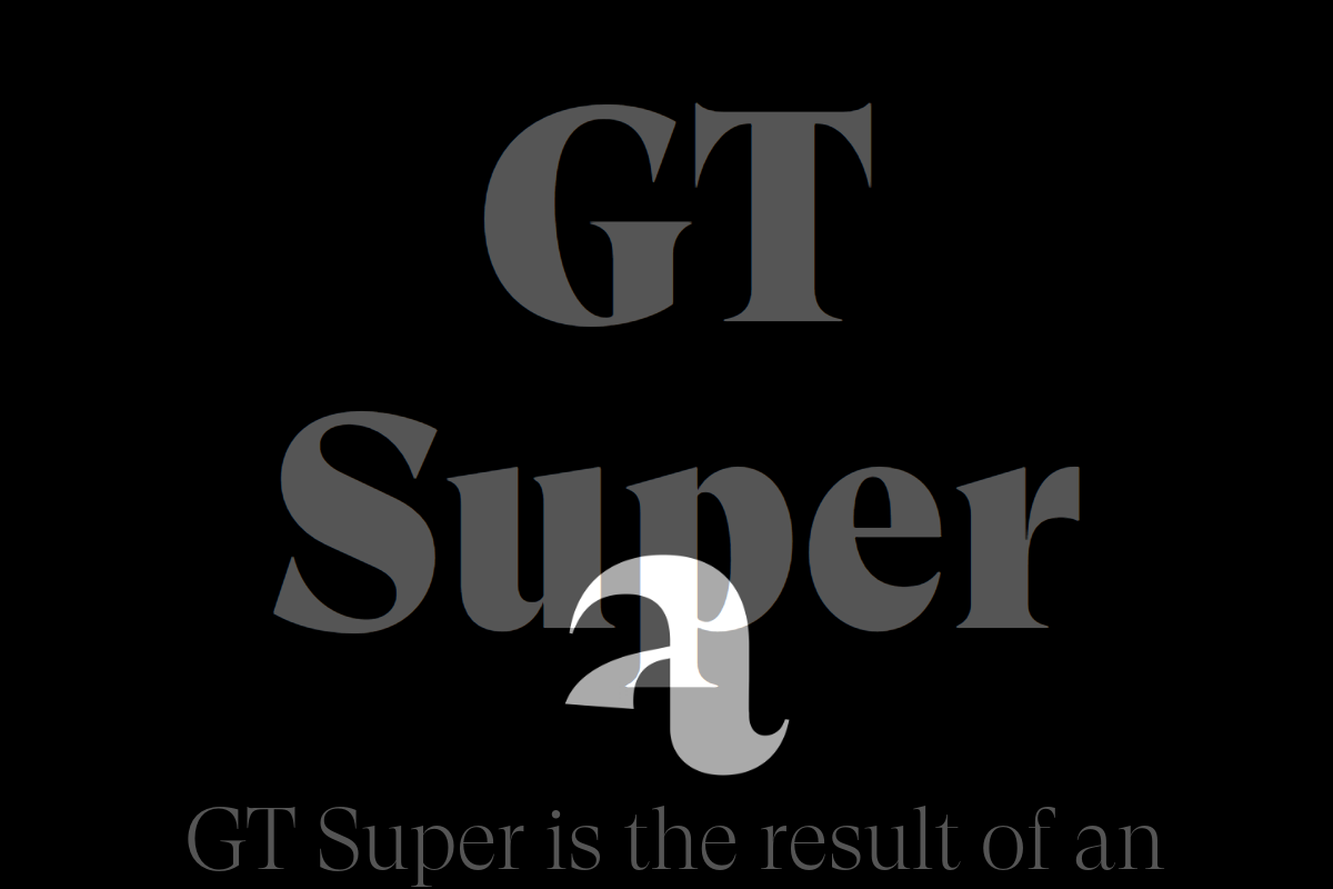 screenshot of GT Super — Download Free Trial Fonts