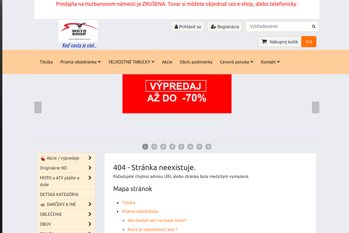 Náhľad e-shopu IndependentMotoshop