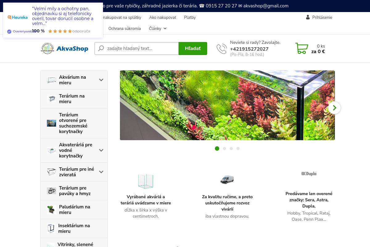 Náhľad e-shopu Jazierka