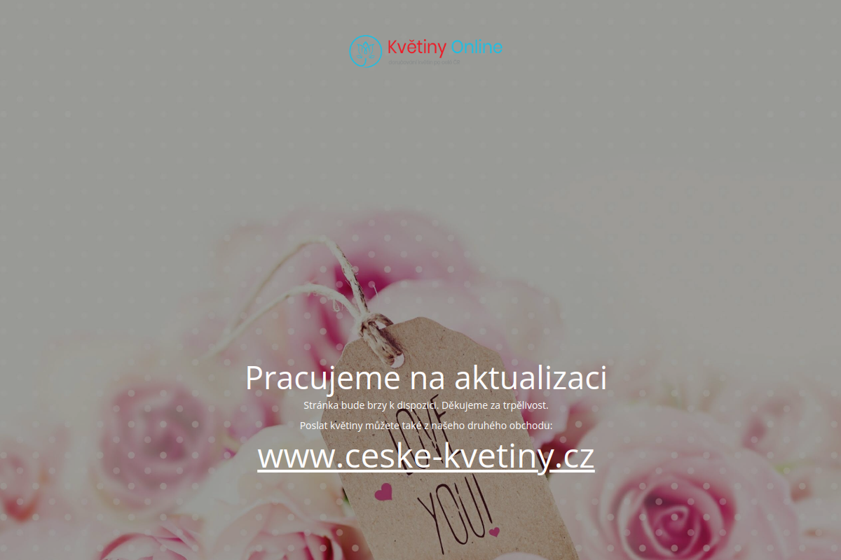 Náhľad e-shopu KVĚTINY ONLINE