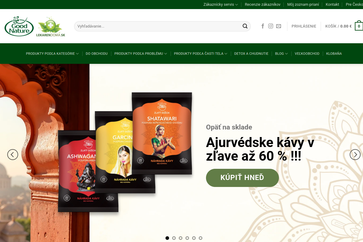 Náhľad e-shopu VIRTUALNA LEKAREN