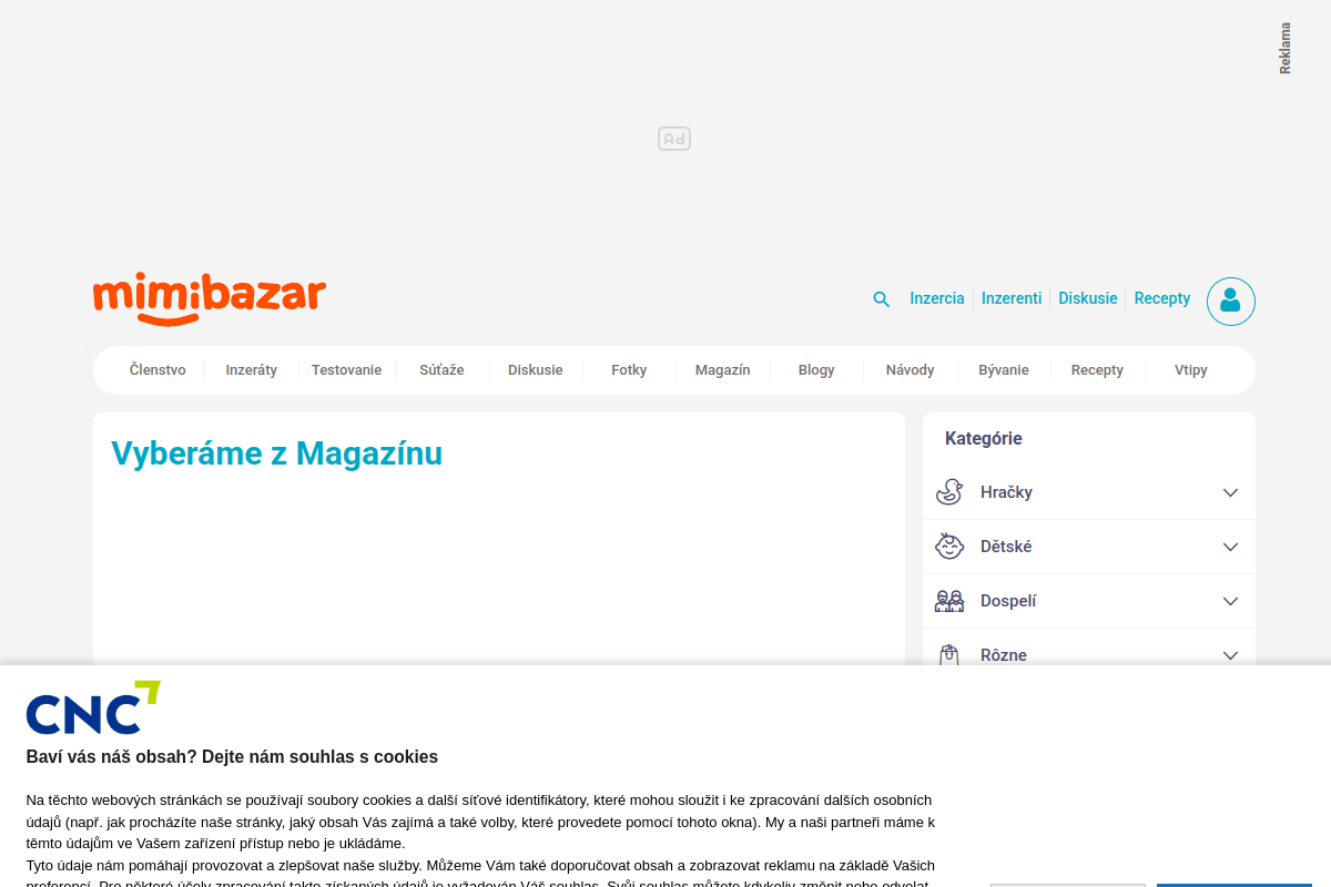 Náhľad e-shopu MIMIBAZAR.sk