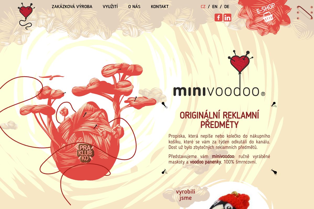 Náhľad e-shopu miniVooDoo - dárkové předměty