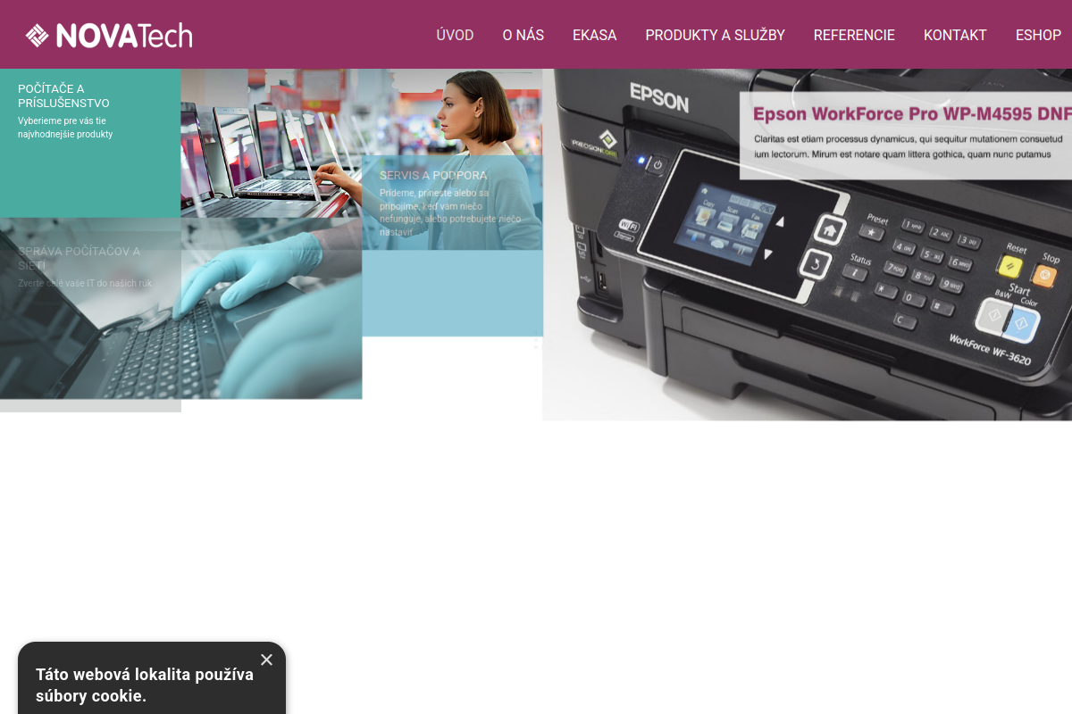 Náhľad e-shopu Novatech.sk