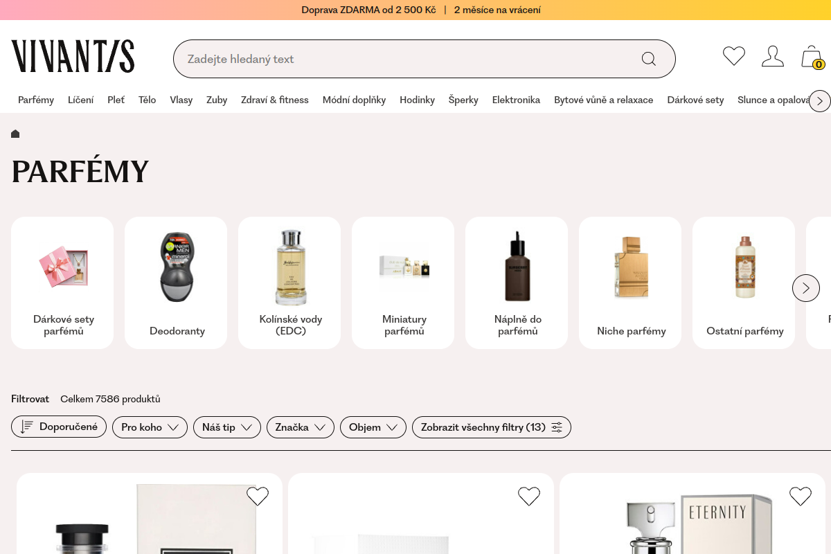Náhľad e-shopu OBCHOD-PARFEMY.CZ