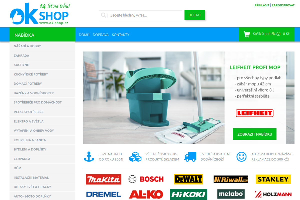 Náhľad e-shopu OkShop