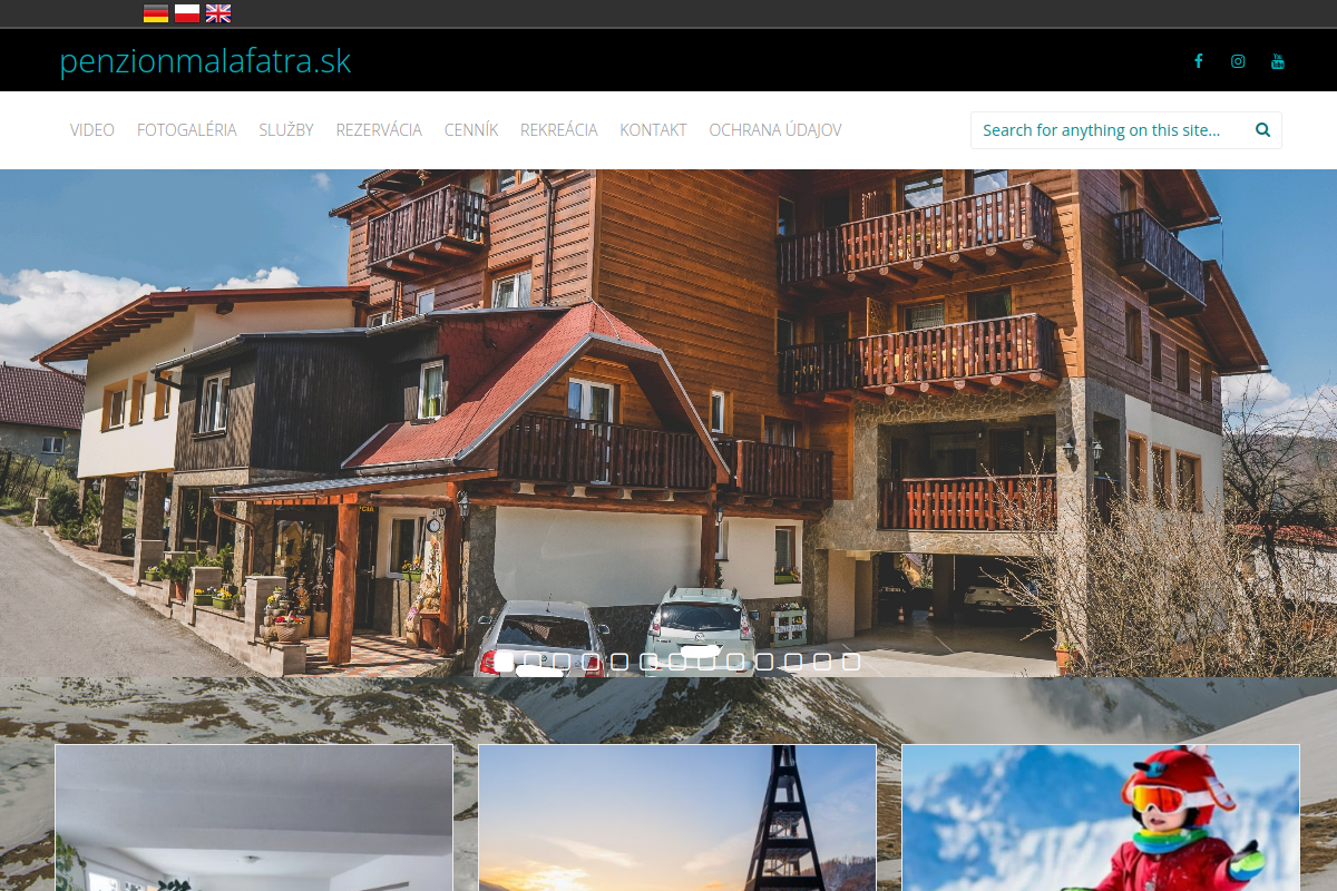 Náhľad e-shopu Durko-Penzión Malá Fatra