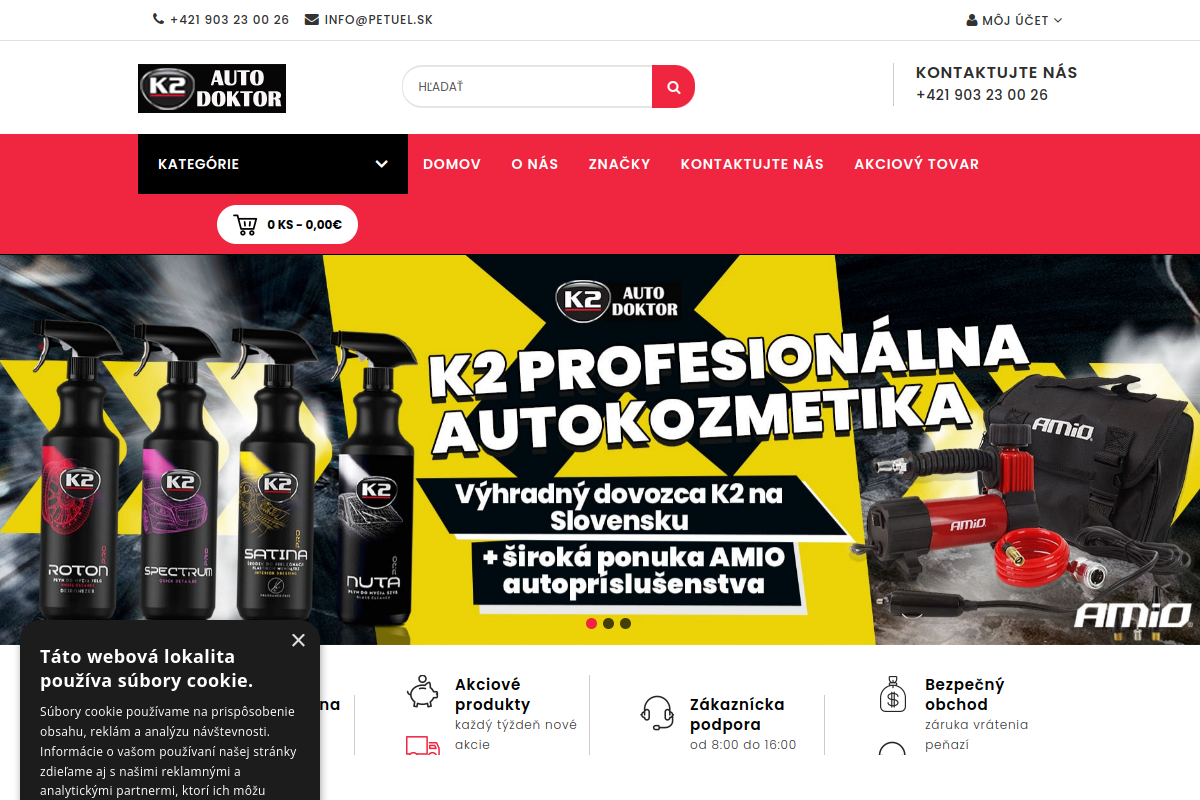 Náhľad e-shopu AUTOKOZMETIKA PRE VAšE AUTO