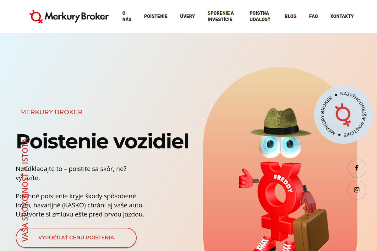 Náhľad e-shopu Najvýhodnejšie poistenie auta
