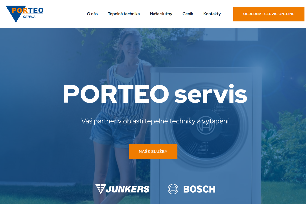 Náhľad e-shopu PORTEO SERVIS, S.R.O. TEPELNá TECHNIKA