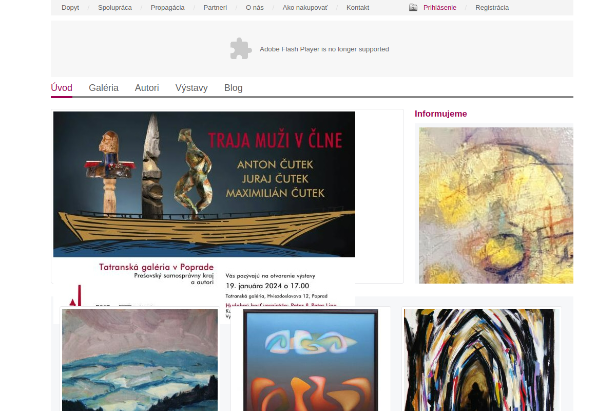 Náhľad e-shopu Internetová galéria