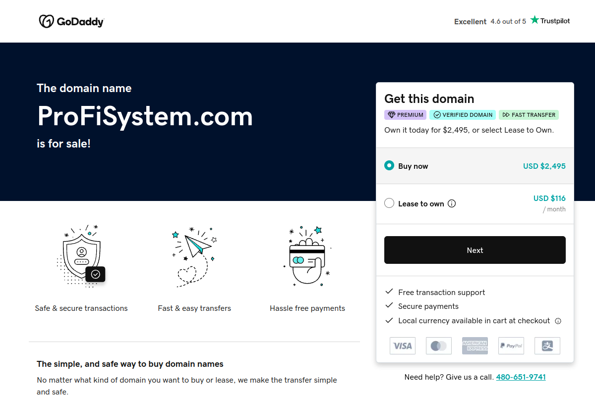 Náhľad e-shopu ProfiSystem