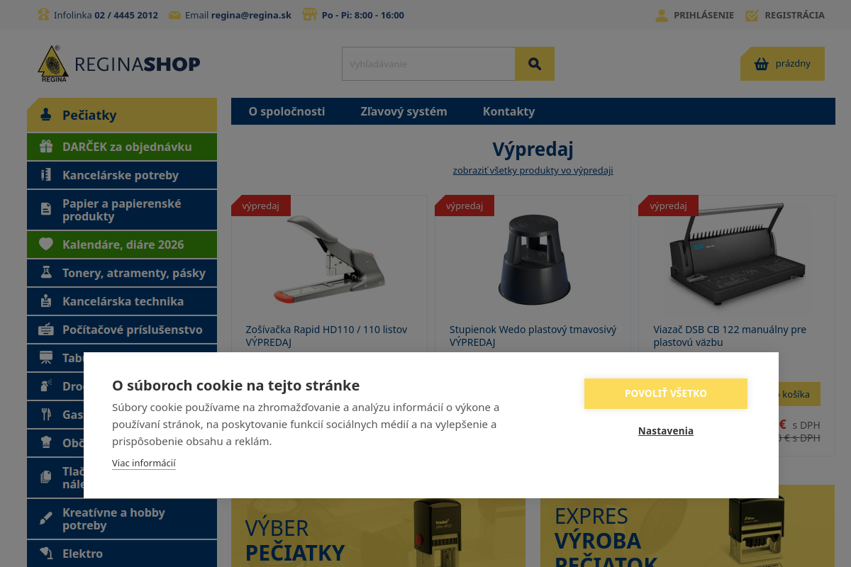 Náhľad e-shopu Regina