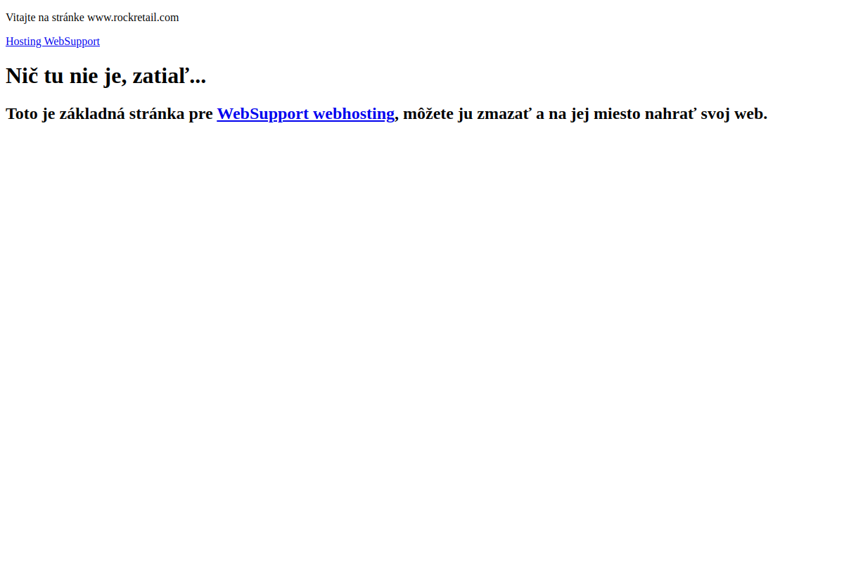 Náhľad e-shopu ROCKRETAIL.COM
