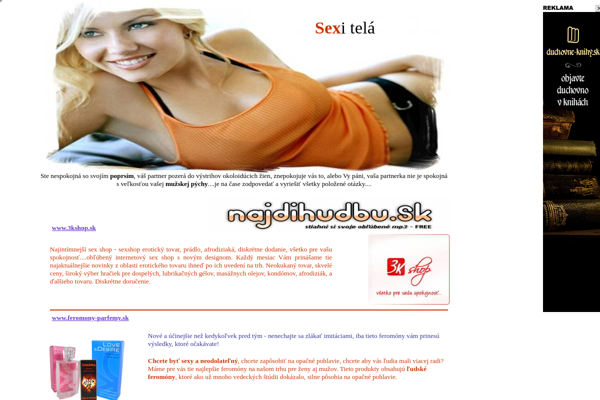 Náhľad e-shopu SEX NA EX