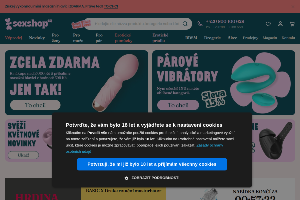 Náhľad e-shopu SEXshop.cz