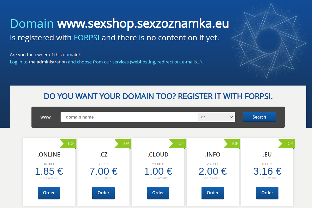 Náhľad e-shopu SexSHOP - Erotické pomôcky