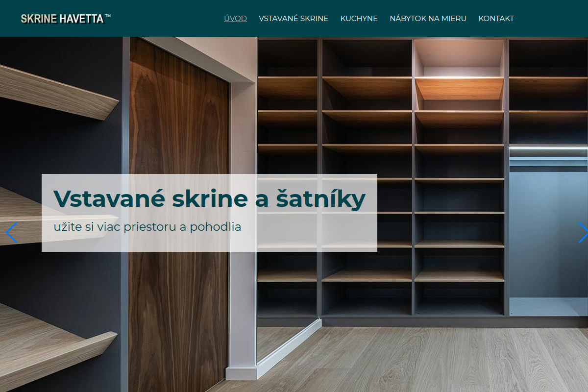 Náhľad e-shopu SKRINE HAVETTA