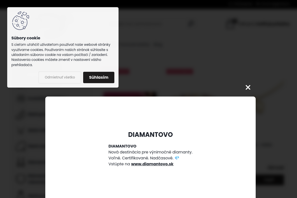 Náhľad e-shopu Zlatníctvo Slovšperk