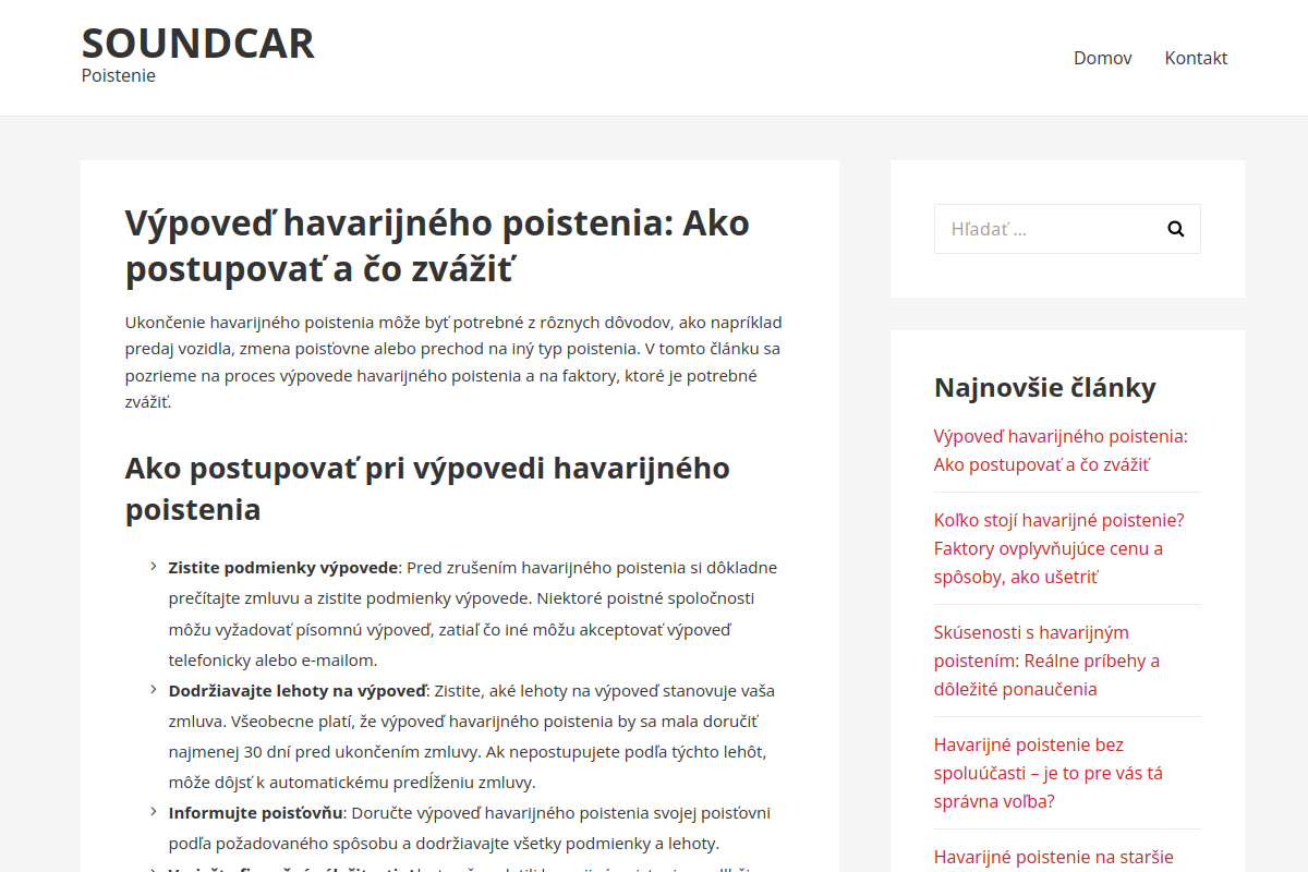 Náhľad e-shopu Auto&hifi - SoundCar.sk