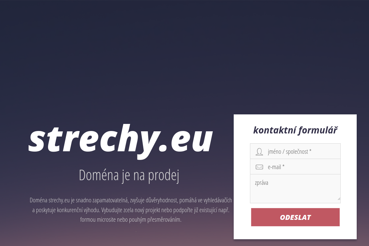 Náhľad e-shopu STRECHY EU