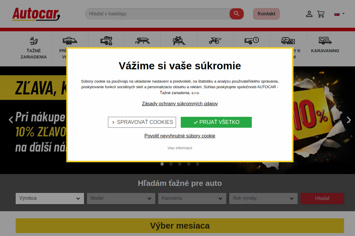 Náhľad e-shopu Autocar