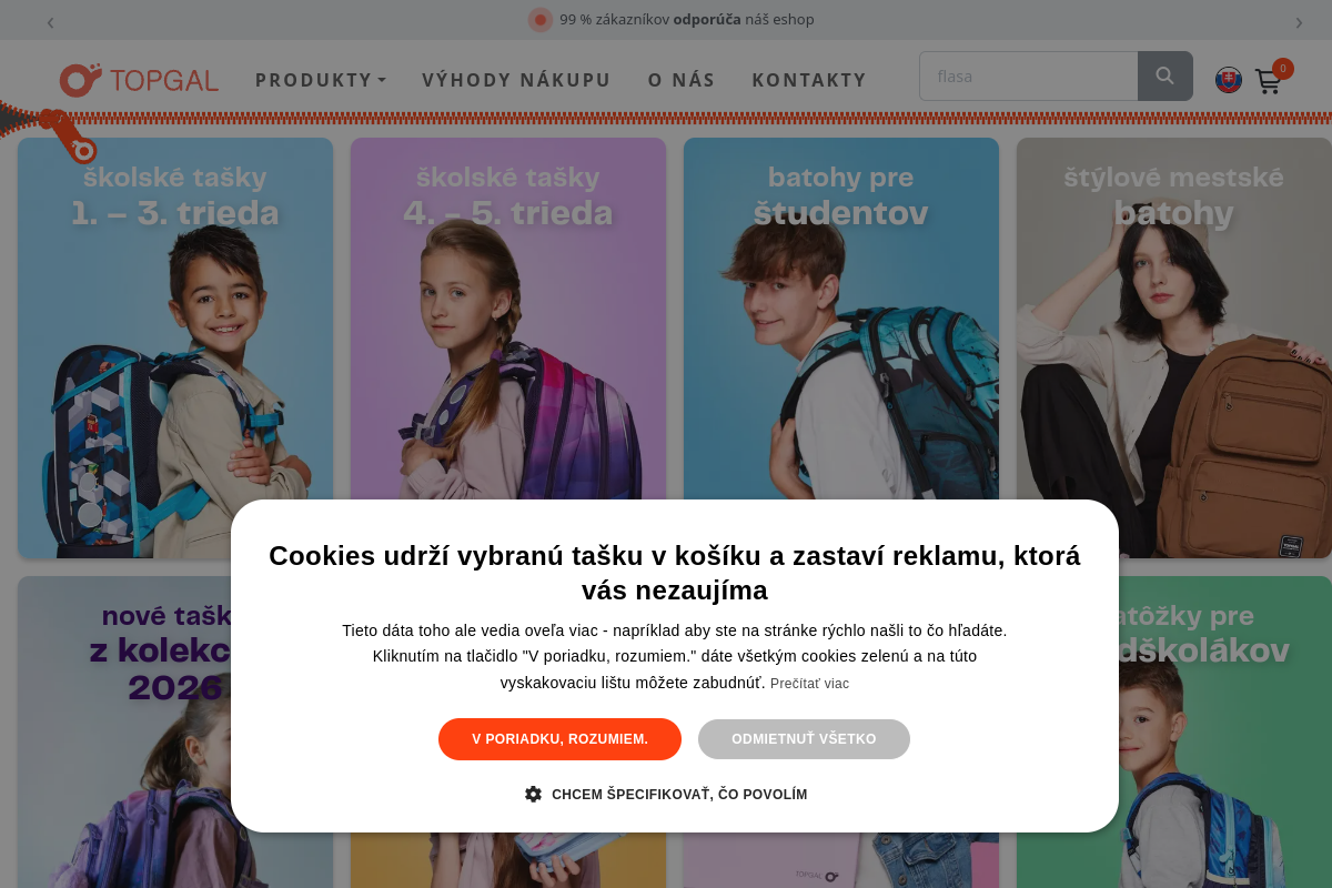 Náhľad e-shopu topgal