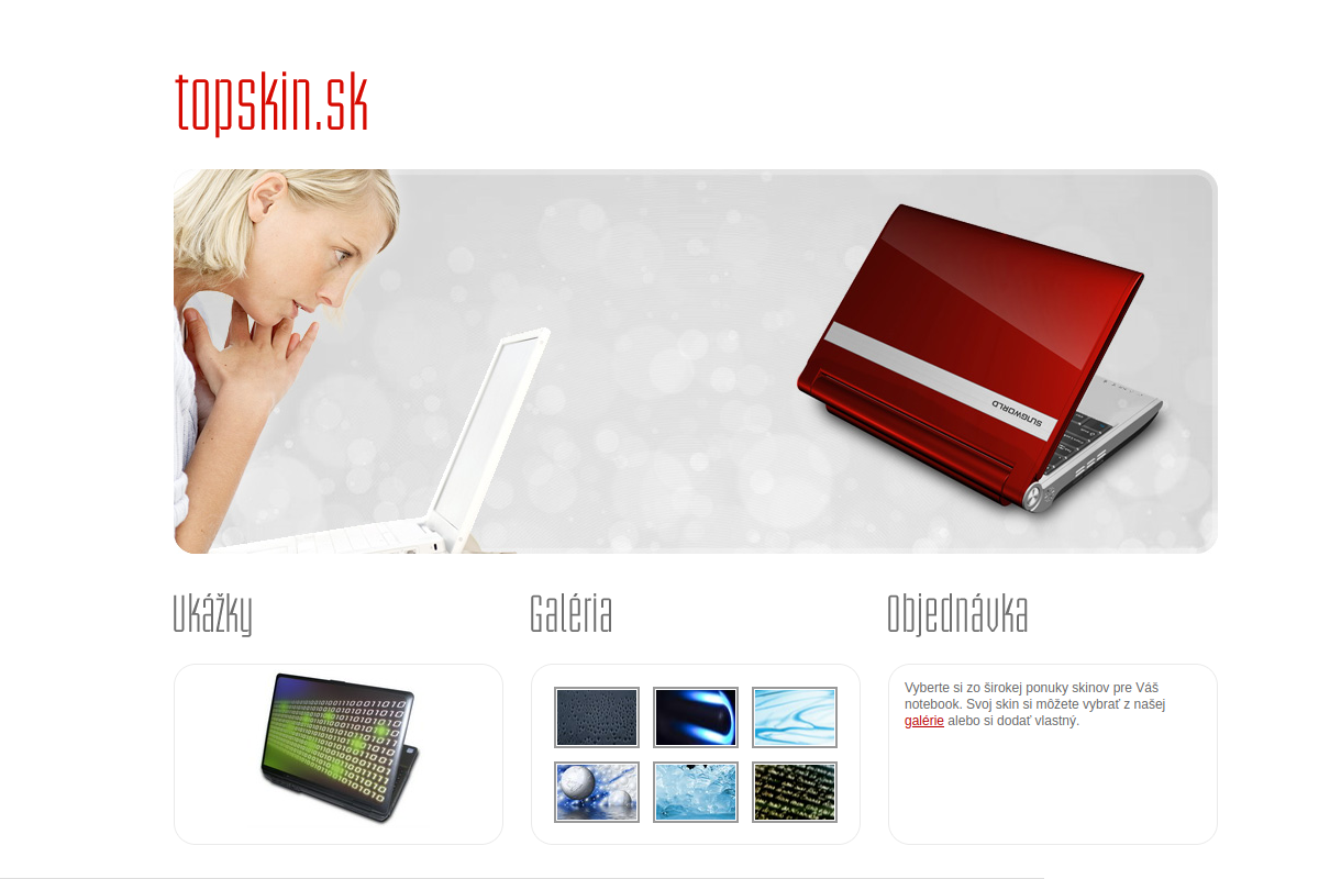 Náhľad e-shopu Topskin.sk