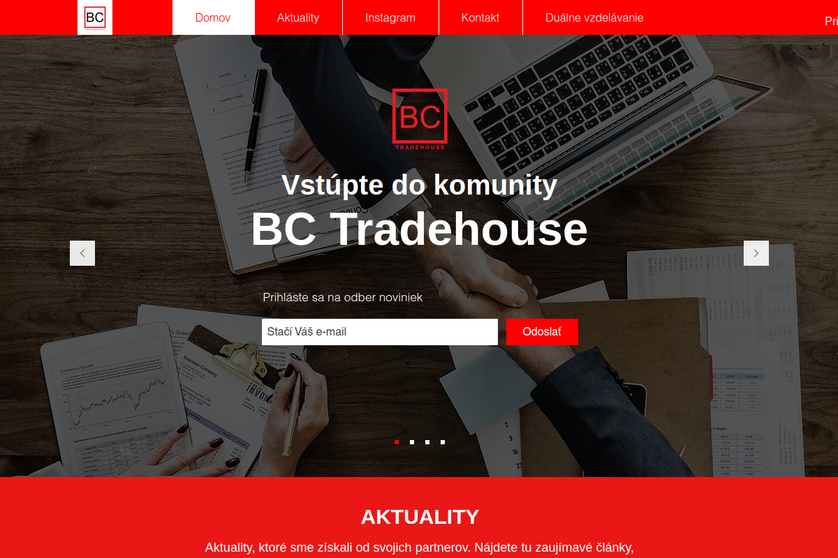Náhľad e-shopu Tradehouse.sk