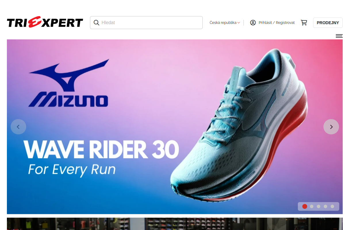 Náhľad e-shopu TRIEXPERT - CYKLO, BEH A PLáVANIE