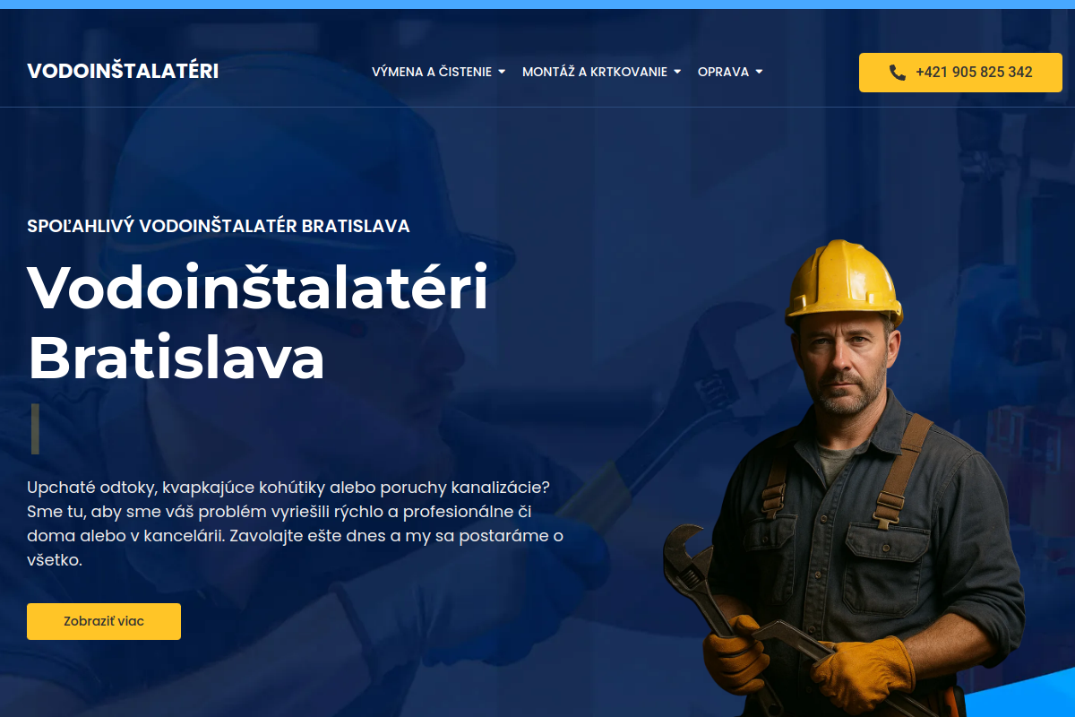 Náhľad e-shopu VODOINŠTALATÉRI, KONTAKT: 0905 825 342