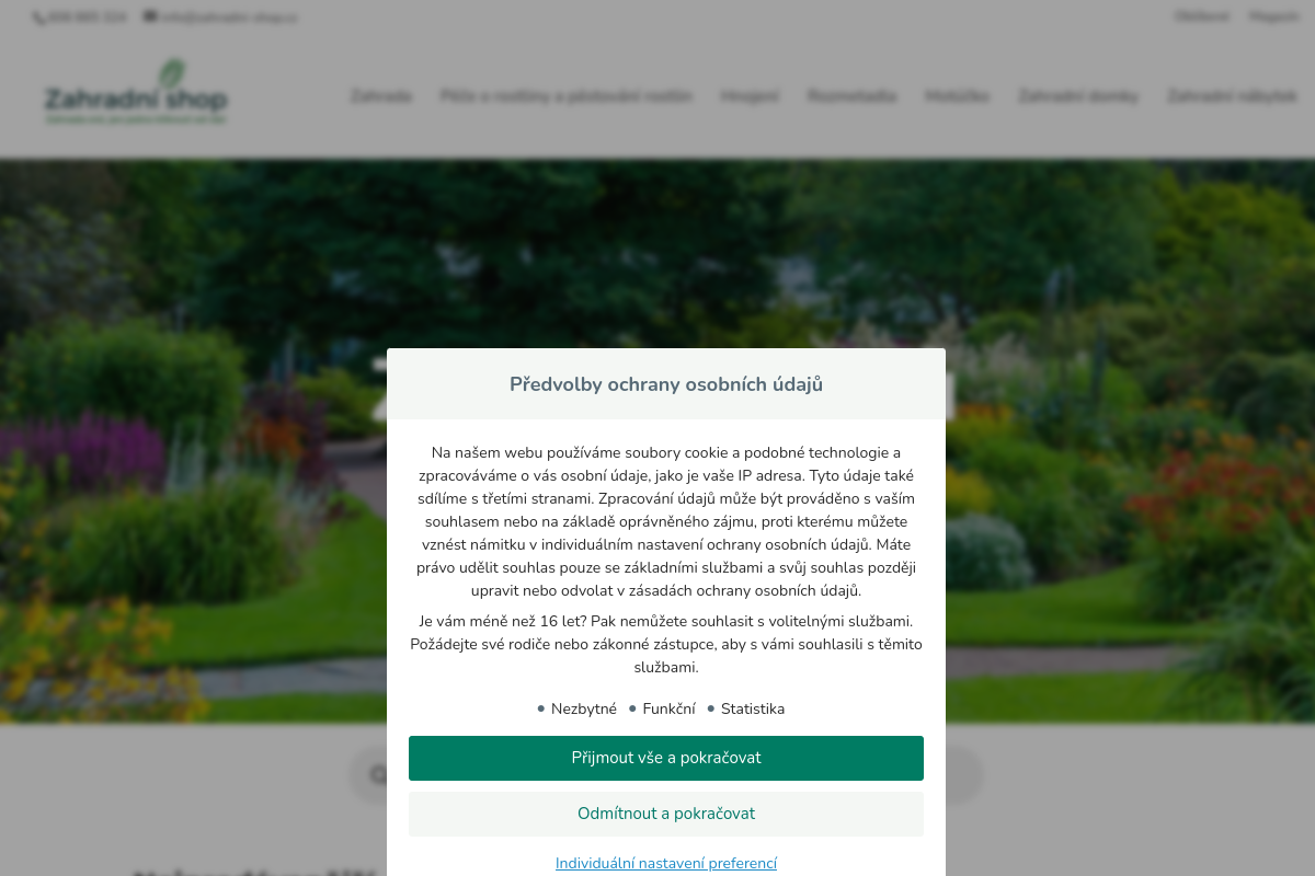 Náhľad e-shopu Levná zahradní technika