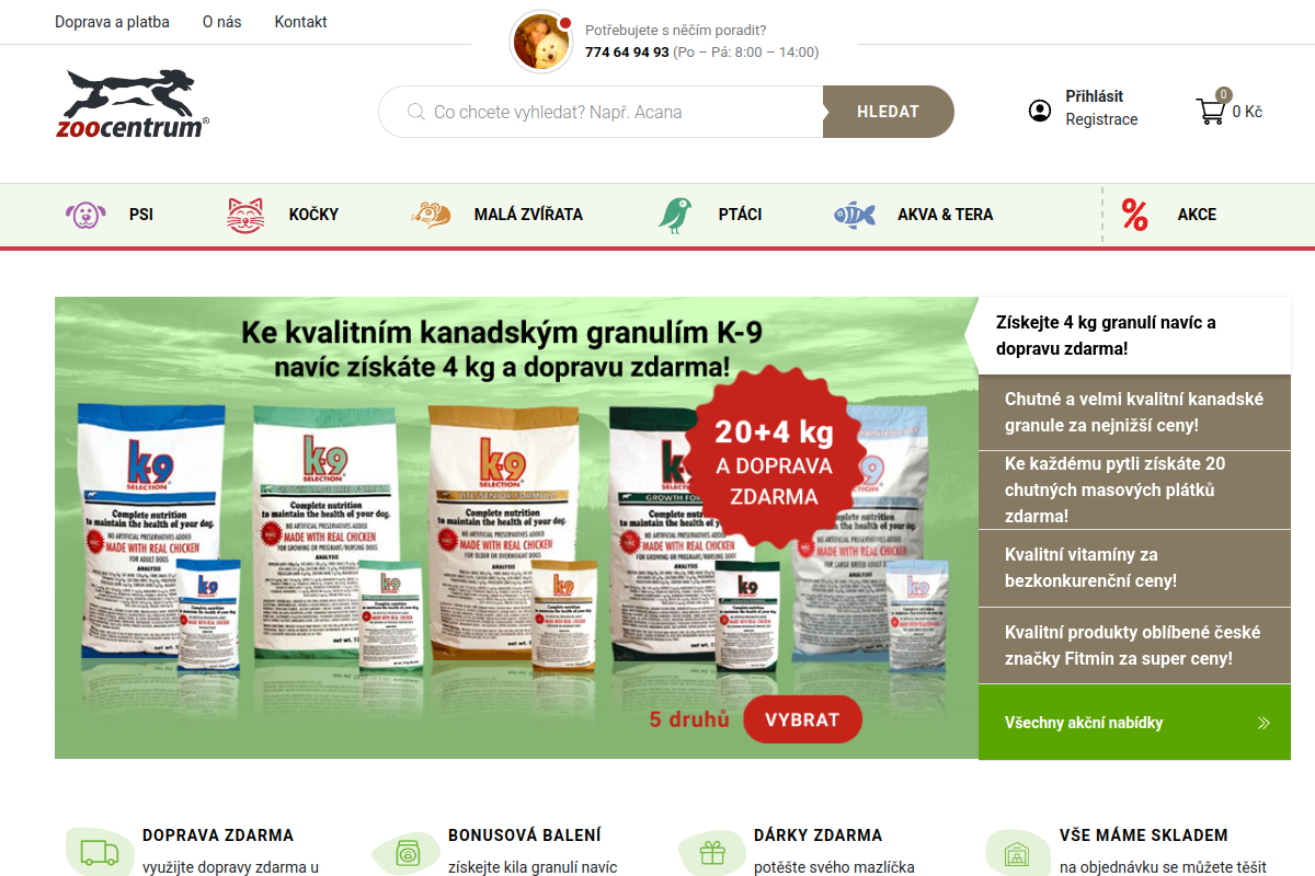 Náhľad e-shopu Zoocentrum