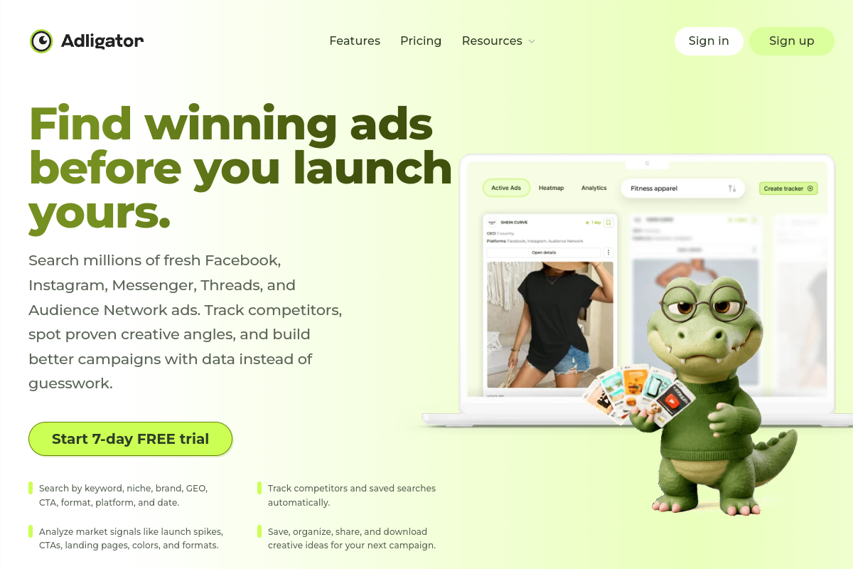 Adligator preview