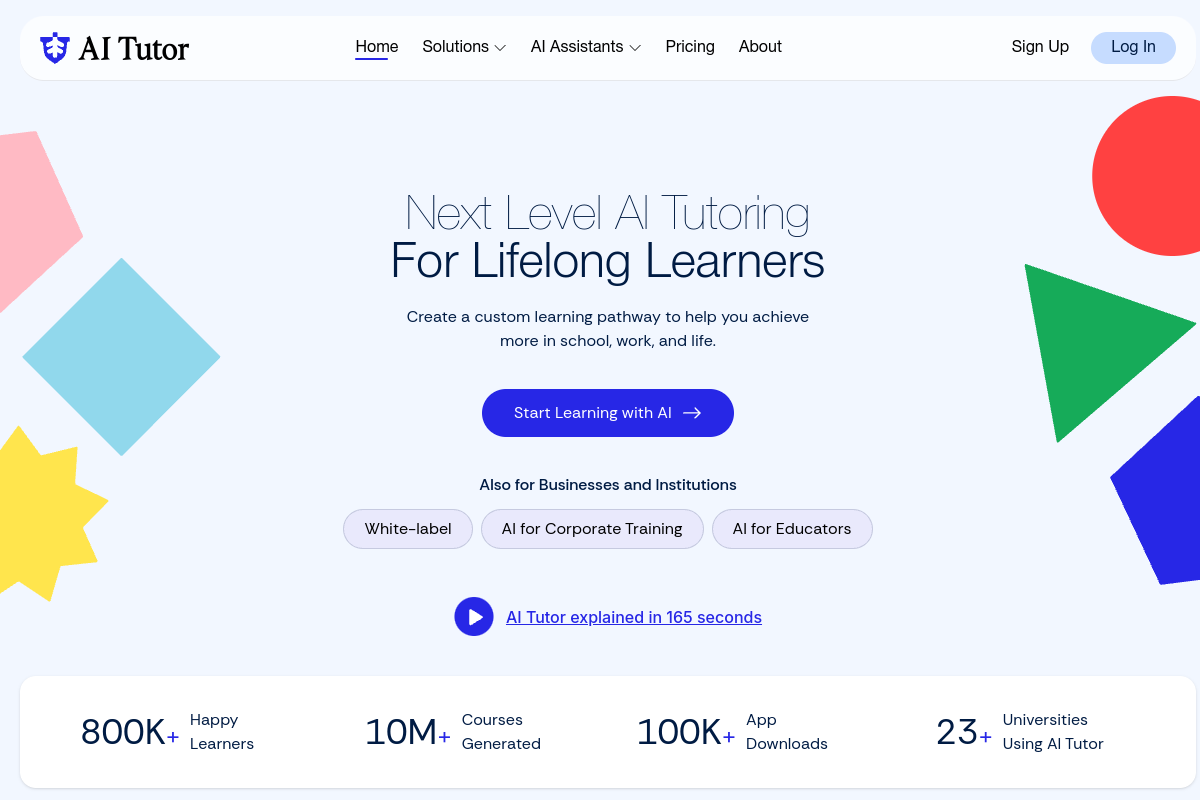 AI Tutor preview