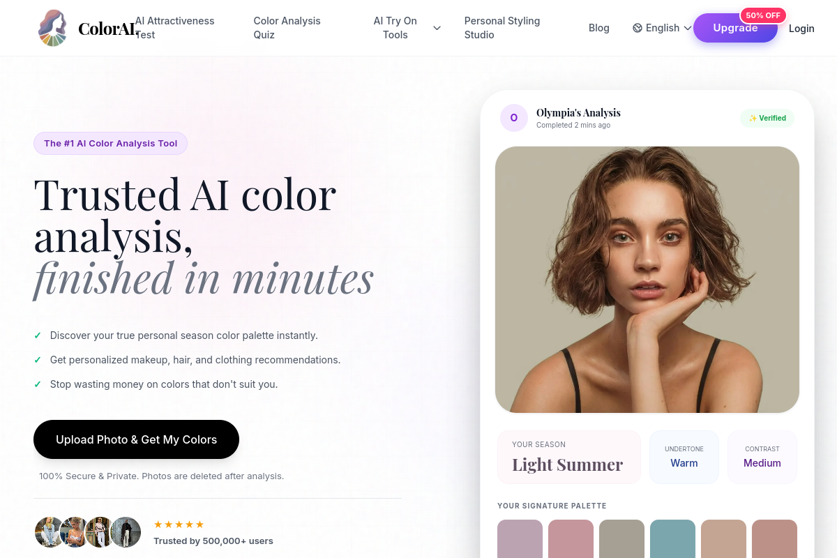 AI Color Analysis preview